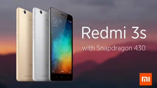 Advert for the Xiaomi Redmi 3S