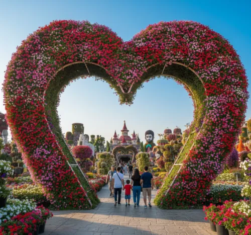 Tourists Love in Dubai