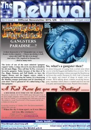 Newsletter - May 2001